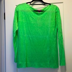 NWT Lilly Pulitzer CAMILLA Sweater - Go Go Green - Size Small